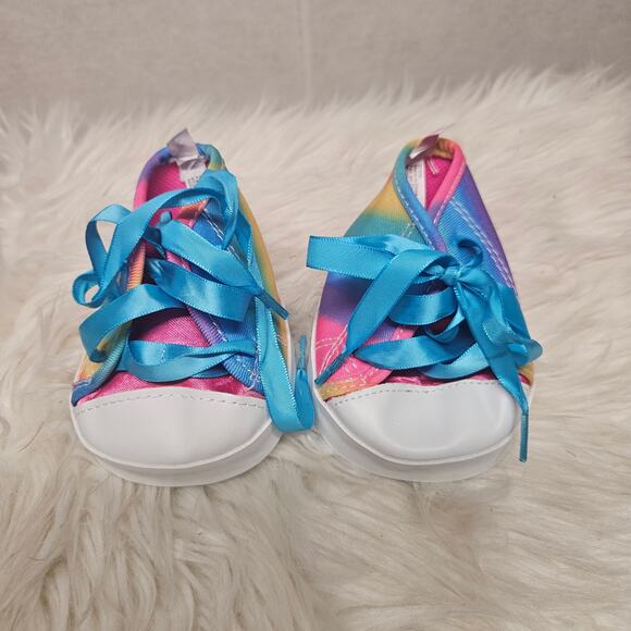 Build-A-Bear Workshop Rainbow Sneakers BAB for Stuffed Animal - Picture 1 of 4